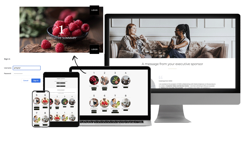 Branded, private websites