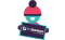 Person holding a sign with BidSolutions logo